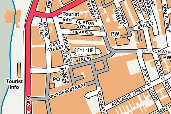 FY1 1HP map - OS OpenMap – Local (Ordnance Survey) FY1 1HP map - OS OpenMap – Local (Ordnance Survey)