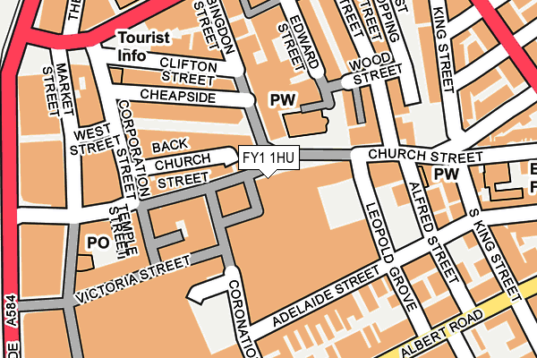 FY1 1HU map - OS OpenMap – Local (Ordnance Survey)