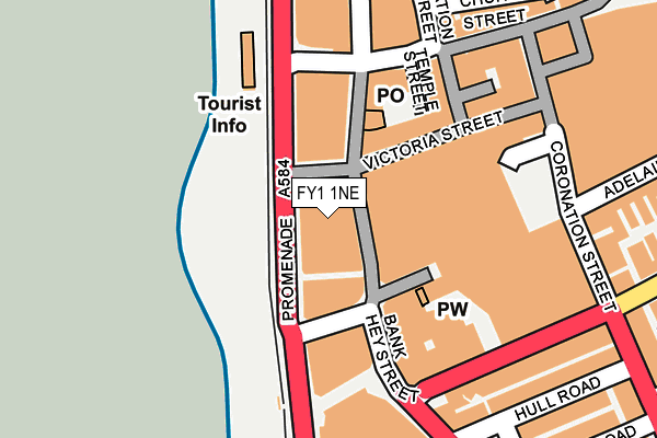FY1 1NE map - OS OpenMap – Local (Ordnance Survey) FY1 1NE map - OS OpenMap – Local (Ordnance Survey)