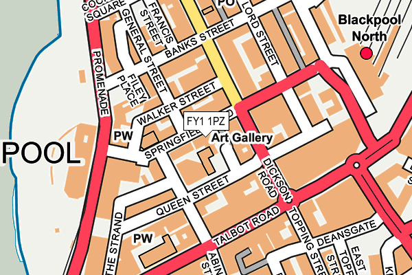 FY1 1PZ map - OS OpenMap – Local (Ordnance Survey) FY1 1PZ map - OS OpenMap – Local (Ordnance Survey)