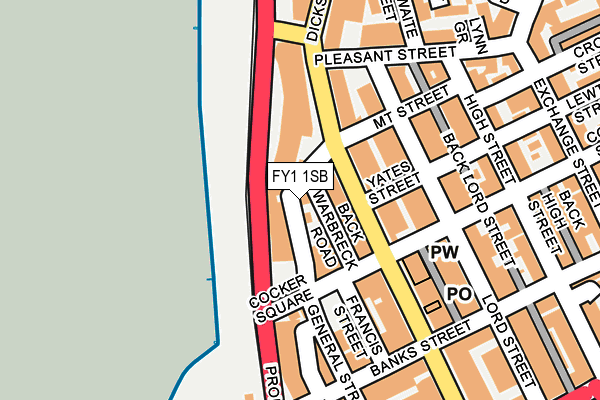FY1 1SB map - OS OpenMap – Local (Ordnance Survey) FY1 1SB map - OS OpenMap – Local (Ordnance Survey)