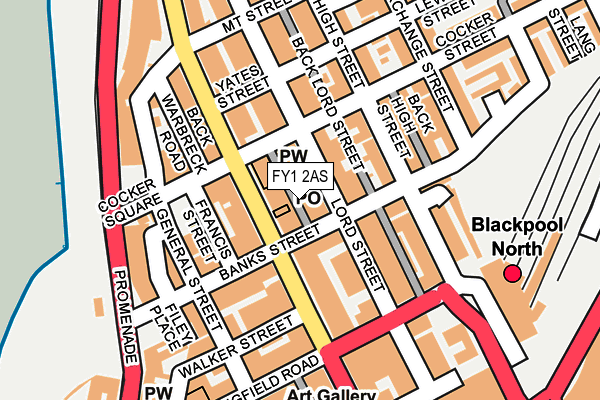 FY1 2AS map - OS OpenMap – Local (Ordnance Survey) FY1 2AS map - OS OpenMap – Local (Ordnance Survey)