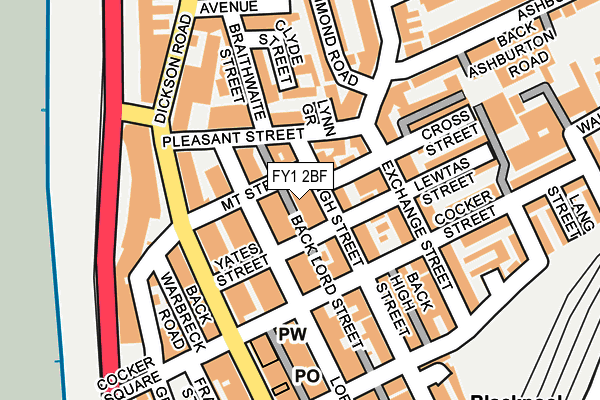 FY1 2BF map - OS OpenMap – Local (Ordnance Survey) FY1 2BF map - OS OpenMap – Local (Ordnance Survey)
