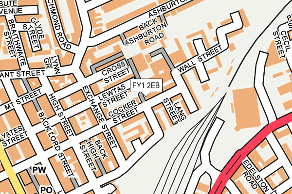 FY1 2EB map - OS OpenMap – Local (Ordnance Survey) FY1 2EB map - OS OpenMap – Local (Ordnance Survey)