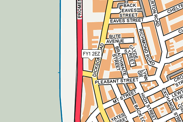 FY1 2EZ map - OS OpenMap – Local (Ordnance Survey) FY1 2EZ map - OS OpenMap – Local (Ordnance Survey)