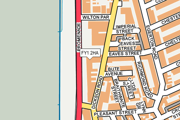FY1 2HA map - OS OpenMap – Local (Ordnance Survey)