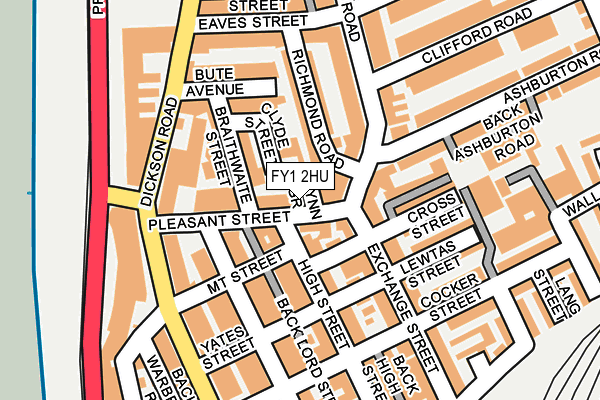 FY1 2HU map - OS OpenMap – Local (Ordnance Survey) FY1 2HU map - OS OpenMap – Local (Ordnance Survey)