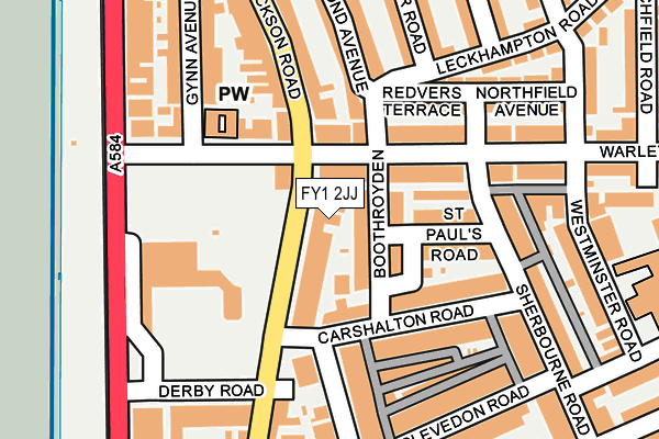 FY1 2JJ map - OS OpenMap – Local (Ordnance Survey) FY1 2JJ map - OS OpenMap – Local (Ordnance Survey)