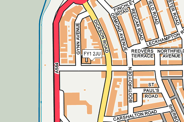 FY1 2JU map - OS OpenMap – Local (Ordnance Survey) FY1 2JU map - OS OpenMap – Local (Ordnance Survey)