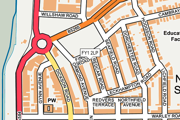 FY1 2LP map - OS OpenMap – Local (Ordnance Survey) FY1 2LP map - OS OpenMap – Local (Ordnance Survey)