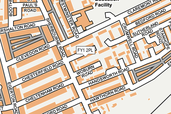 FY1 2PL map - OS OpenMap – Local (Ordnance Survey) FY1 2PL map - OS OpenMap – Local (Ordnance Survey)