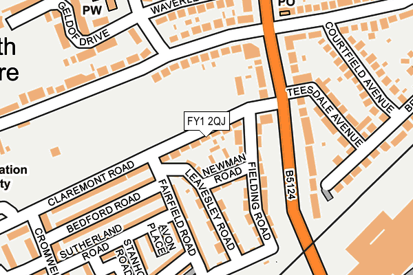 FY1 2QJ map - OS OpenMap – Local (Ordnance Survey) FY1 2QJ map - OS OpenMap – Local (Ordnance Survey)