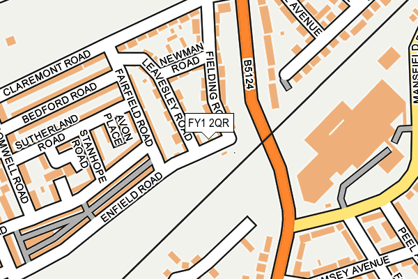 FY1 2QR map - OS OpenMap – Local (Ordnance Survey) FY1 2QR map - OS OpenMap – Local (Ordnance Survey)