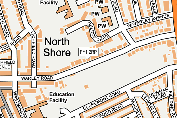 FY1 2RP map - OS OpenMap – Local (Ordnance Survey) FY1 2RP map - OS OpenMap – Local (Ordnance Survey)
