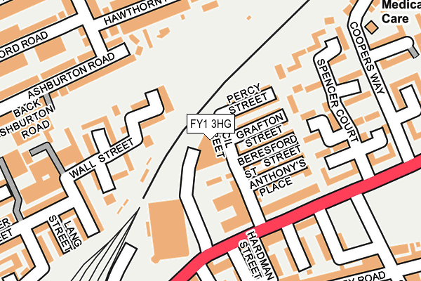 FY1 3HG map - OS OpenMap – Local (Ordnance Survey) FY1 3HG map - OS OpenMap – Local (Ordnance Survey)