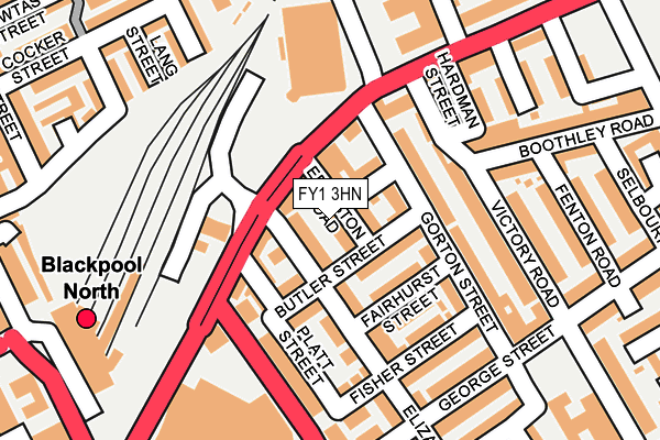 FY1 3HN map - OS OpenMap – Local (Ordnance Survey) FY1 3HN map - OS OpenMap – Local (Ordnance Survey)