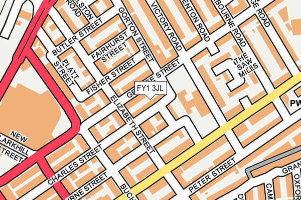 FY1 3JL map - OS OpenMap – Local (Ordnance Survey) FY1 3JL map - OS OpenMap – Local (Ordnance Survey)