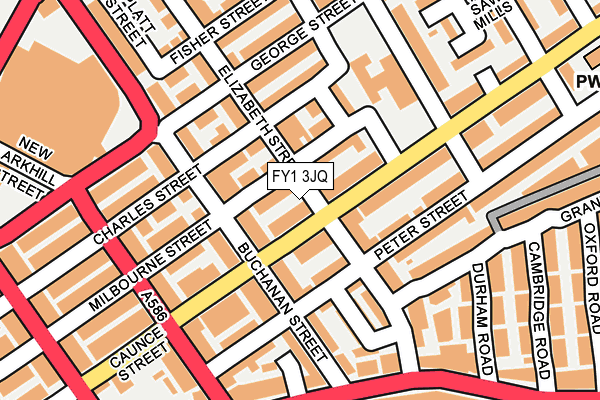 FY1 3JQ map - OS OpenMap – Local (Ordnance Survey) FY1 3JQ map - OS OpenMap – Local (Ordnance Survey)