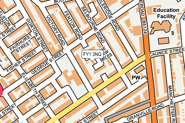 FY1 3NQ map - OS OpenMap – Local (Ordnance Survey) FY1 3NQ map - OS OpenMap – Local (Ordnance Survey)