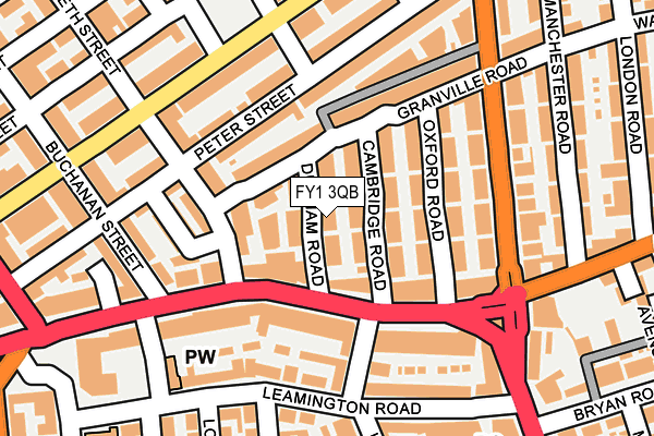FY1 3QB map - OS OpenMap – Local (Ordnance Survey) FY1 3QB map - OS OpenMap – Local (Ordnance Survey)