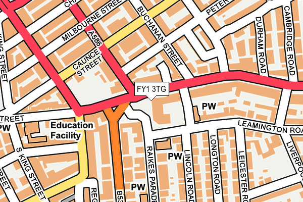 FY1 3TG map - OS OpenMap – Local (Ordnance Survey) FY1 3TG map - OS OpenMap – Local (Ordnance Survey)