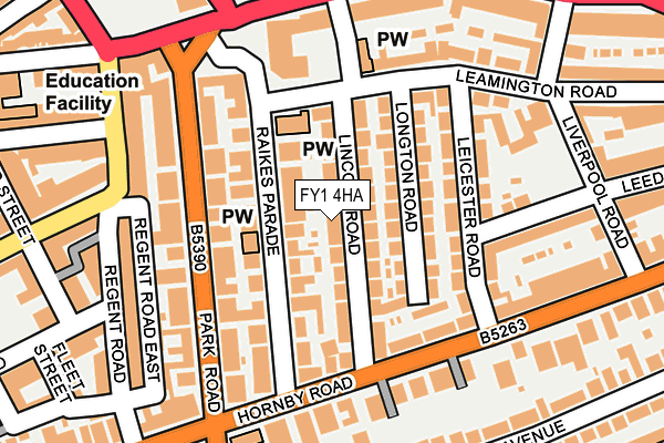 FY1 4HA map - OS OpenMap – Local (Ordnance Survey) FY1 4HA map - OS OpenMap – Local (Ordnance Survey)