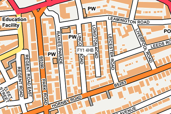 FY1 4HB map - OS OpenMap – Local (Ordnance Survey) FY1 4HB map - OS OpenMap – Local (Ordnance Survey)