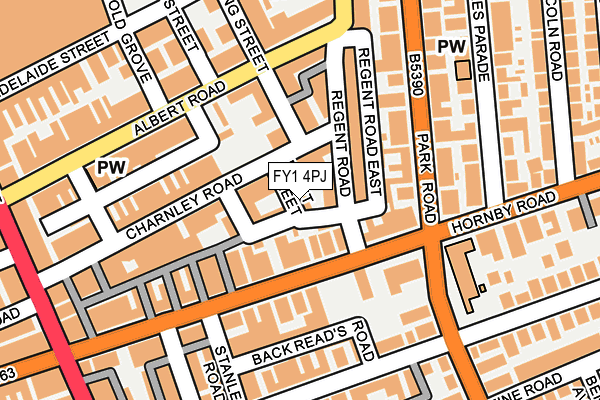 FY1 4PJ map - OS OpenMap – Local (Ordnance Survey) FY1 4PJ map - OS OpenMap – Local (Ordnance Survey)