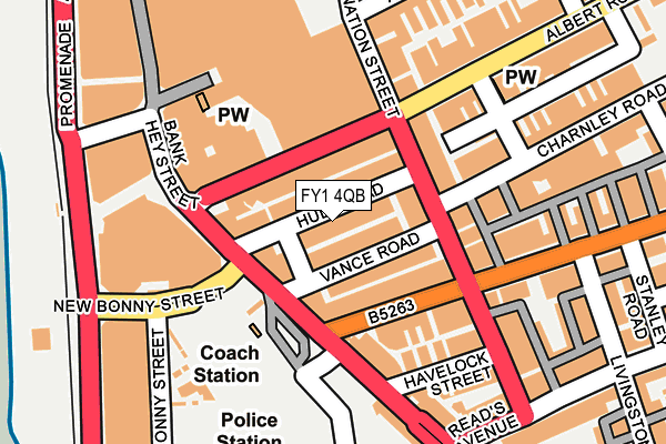 FY1 4QB map - OS OpenMap – Local (Ordnance Survey) FY1 4QB map - OS OpenMap – Local (Ordnance Survey)
