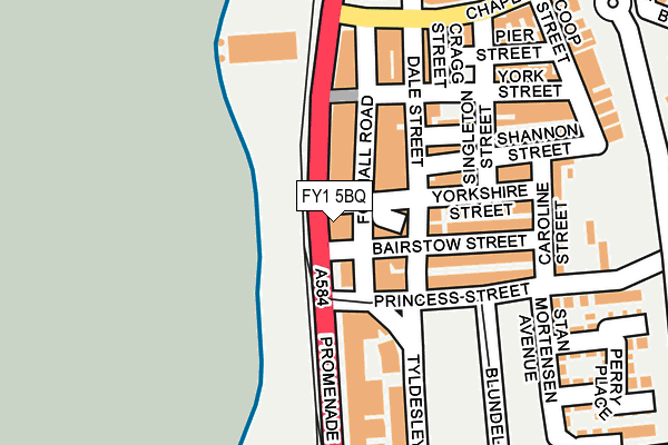 FY1 5BQ map - OS OpenMap – Local (Ordnance Survey) FY1 5BQ map - OS OpenMap – Local (Ordnance Survey)