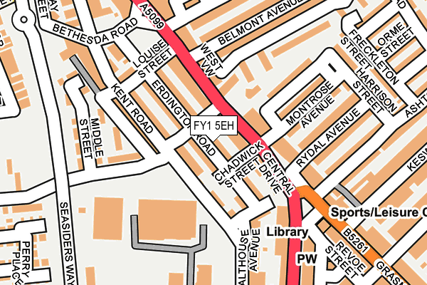 FY1 5EH map - OS OpenMap – Local (Ordnance Survey) FY1 5EH map - OS OpenMap – Local (Ordnance Survey)