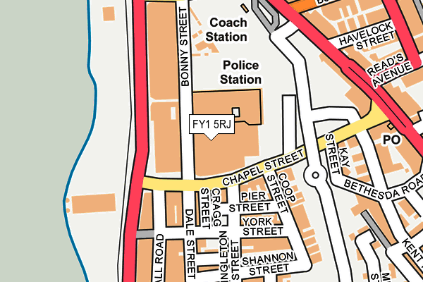 FY1 5RJ map - OS OpenMap – Local (Ordnance Survey) FY1 5RJ map - OS OpenMap – Local (Ordnance Survey)