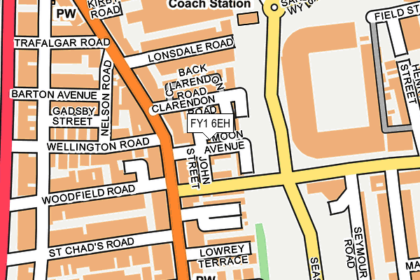 FY1 6EH map - OS OpenMap – Local (Ordnance Survey) FY1 6EH map - OS OpenMap – Local (Ordnance Survey)