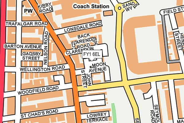 FY1 6EL map - OS OpenMap – Local (Ordnance Survey) FY1 6EL map - OS OpenMap – Local (Ordnance Survey)