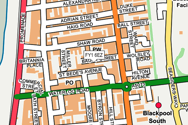 FY1 6EZ map - OS OpenMap – Local (Ordnance Survey)