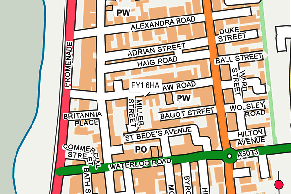 FY1 6HA map - OS OpenMap – Local (Ordnance Survey) FY1 6HA map - OS OpenMap – Local (Ordnance Survey)
