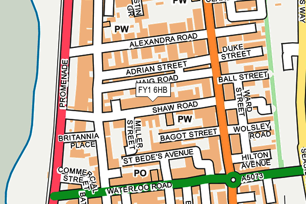 FY1 6HB map - OS OpenMap – Local (Ordnance Survey)