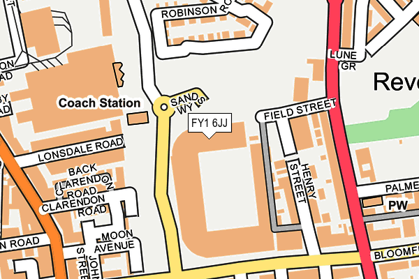 FY1 6JJ map - OS OpenMap – Local (Ordnance Survey)