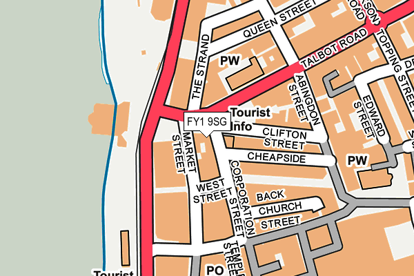 FY1 9SG map - OS OpenMap – Local (Ordnance Survey) FY1 9SG map - OS OpenMap – Local (Ordnance Survey)