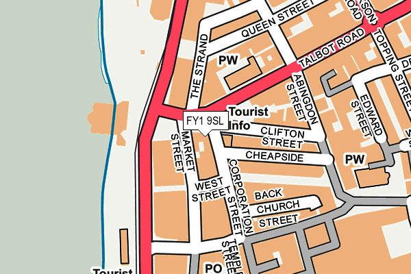 FY1 9SL map - OS OpenMap – Local (Ordnance Survey) FY1 9SL map - OS OpenMap – Local (Ordnance Survey)