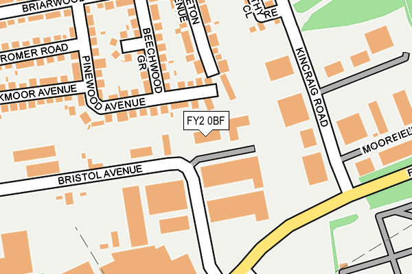 FY2 0BF map - OS OpenMap – Local (Ordnance Survey) FY2 0BF map - OS OpenMap – Local (Ordnance Survey)