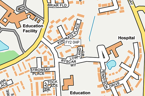 FY2 0HP map - OS OpenMap – Local (Ordnance Survey) FY2 0HP map - OS OpenMap – Local (Ordnance Survey)