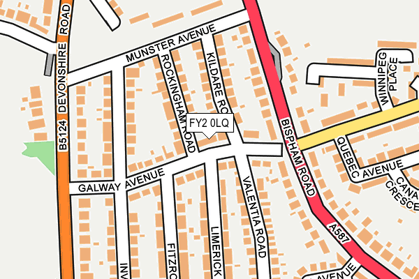 FY2 0LQ map - OS OpenMap – Local (Ordnance Survey) FY2 0LQ map - OS OpenMap – Local (Ordnance Survey)