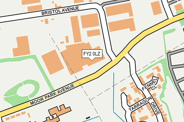 FY2 0LZ map - OS OpenMap – Local (Ordnance Survey) FY2 0LZ map - OS OpenMap – Local (Ordnance Survey)