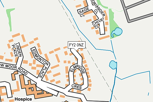 FY2 0NZ map - OS OpenMap – Local (Ordnance Survey) FY2 0NZ map - OS OpenMap – Local (Ordnance Survey)