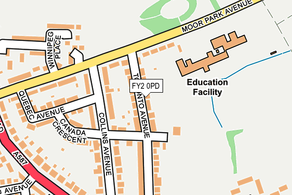 FY2 0PD map - OS OpenMap – Local (Ordnance Survey) FY2 0PD map - OS OpenMap – Local (Ordnance Survey)