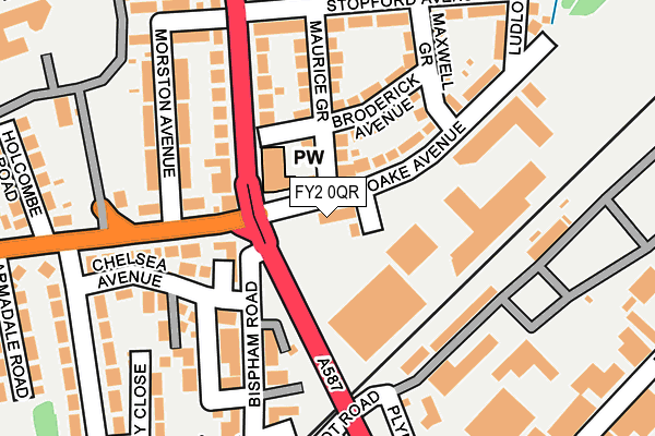 FY2 0QR map - OS OpenMap – Local (Ordnance Survey) FY2 0QR map - OS OpenMap – Local (Ordnance Survey)