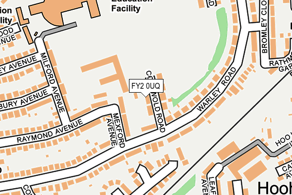FY2 0UQ map - OS OpenMap – Local (Ordnance Survey) FY2 0UQ map - OS OpenMap – Local (Ordnance Survey)