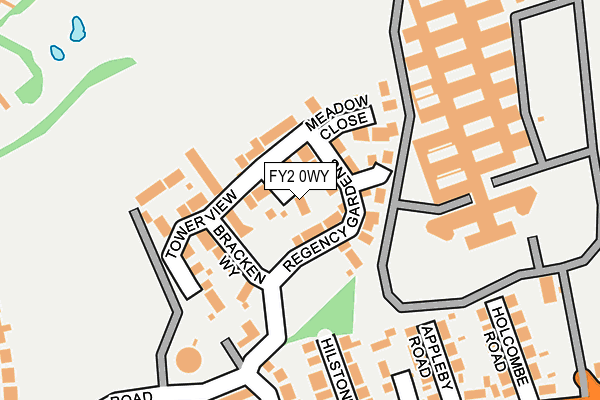 FY2 0WY map - OS OpenMap – Local (Ordnance Survey) FY2 0WY map - OS OpenMap – Local (Ordnance Survey)