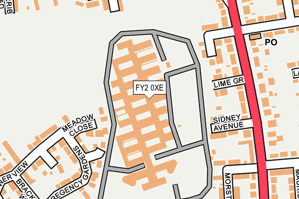 FY2 0XE map - OS OpenMap – Local (Ordnance Survey) FY2 0XE map - OS OpenMap – Local (Ordnance Survey)